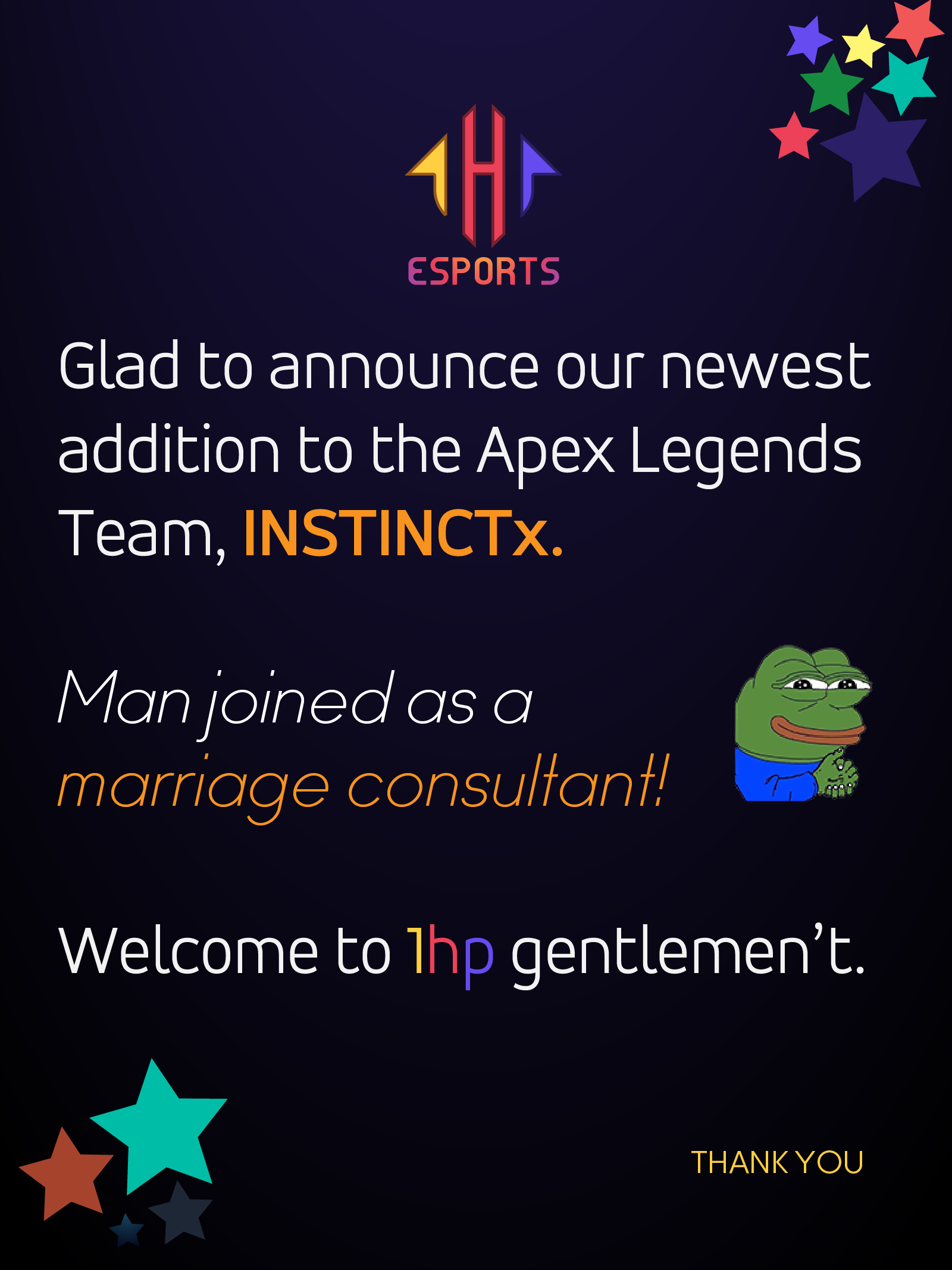 New Player Announcement